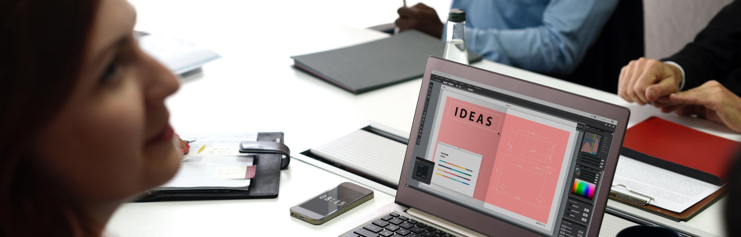 Woman learning computer skills with Grow Digital Cornwall